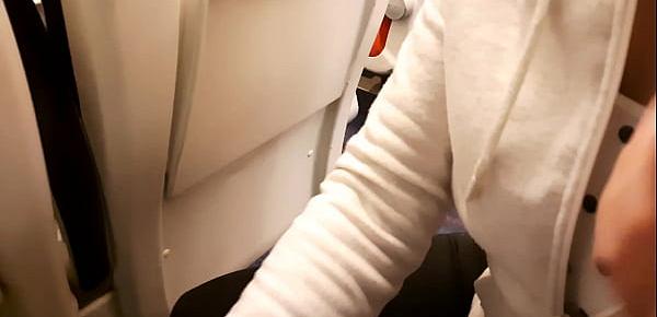  Public dick flash in the train. Stranger girl jerk me off and suck me till I cum. Risky real outdoor